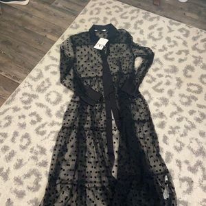 Blogger fav polka dot sheer dress!